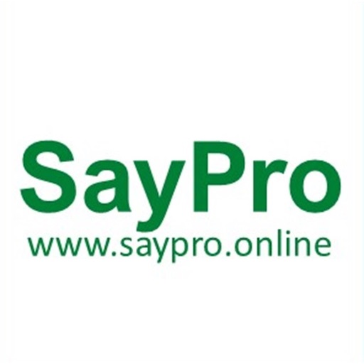 SayPro 113. National Certificate : Forensic Science : 57651 5 124 Training Material